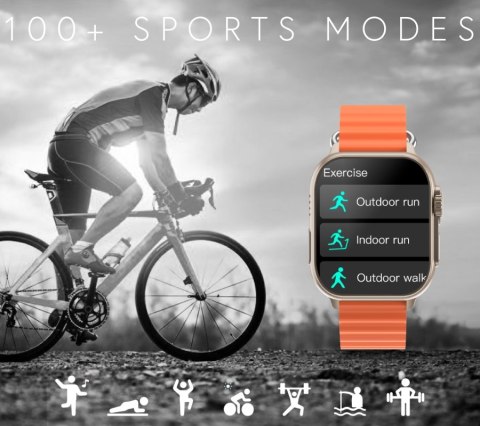 Smartwatch Męski RUBICON RNCF17 Tytan/Orange SMARUB269 RUBICON Smartwatch Męski RUBICON RNCF17 Tytan/Orange SMARUB269 RUBICON