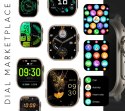 Smartwatch Męski RUBICON RNCF17 Tytan/Orange SMARUB269 RUBICON