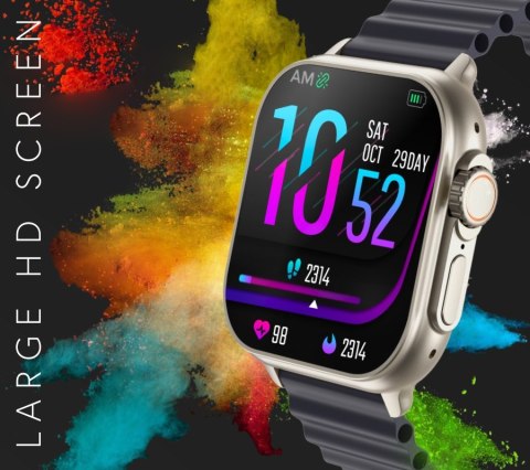Smartwatch Męski RUBICON RNCF17 Tytan/Orange SMARUB269 RUBICON Smartwatch Męski RUBICON RNCF17 Tytan/Orange SMARUB269 RUBICON