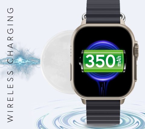 Smartwatch Męski RUBICON RNCF17 Tytan/Orange SMARUB269 RUBICON Smartwatch Męski RUBICON RNCF17 Tytan/Orange SMARUB269 RUBICON