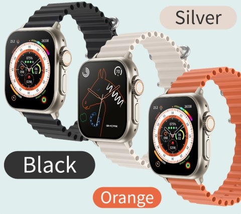 Smartwatch Męski RUBICON RNCF17 Tytan/Orange SMARUB269 RUBICON Smartwatch Męski RUBICON RNCF17 Tytan/Orange SMARUB269 RUBICON