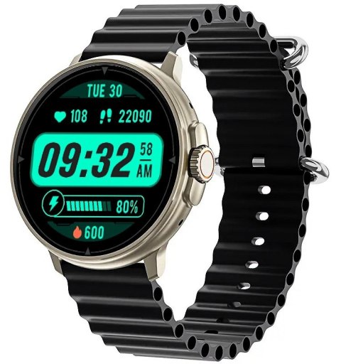 Smartwatch RUBICON RNCF15 Tytan/Black SMARUB259 RUBICON Smartwatch RUBICON RNCF15 Tytan/Black SMARUB259 RUBICON