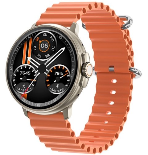 Smartwatch RUBICON RNCF15 Tytan/Orange SMARUB258 RUBICON Smartwatch RUBICON RNCF15 Tytan/Orange SMARUB258 RUBICON