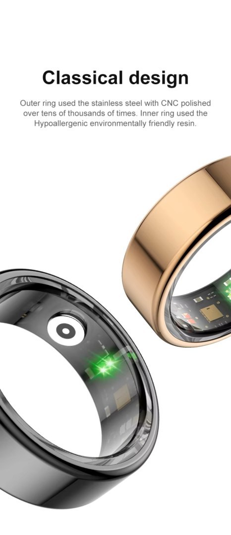 Smart Ring RUBICON R2 Rose Gold SIZE-7(US) SMARUB318 RUBICON Smart Ring RUBICON R2 Rose Gold SIZE-7(US) SMARUB318 RUBICON