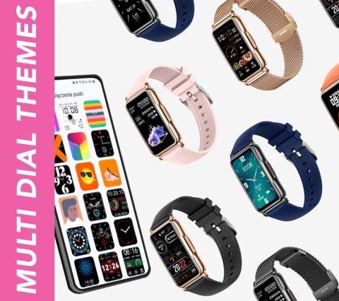 Smartwatch Damski RUBICON RNCF04 Black SMARUB227 RUBICON Smartwatch Damski RUBICON RNCF04 Black SMARUB227 RUBICON