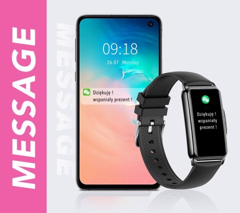 Smartwatch Damski RUBICON RNCF04 Black SMARUB227 RUBICON Smartwatch Damski RUBICON RNCF04 Black SMARUB227 RUBICON