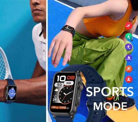 Smartwatch Damski RUBICON RNCF06 Black/Dark Blue SMARUB220 RUBICON Smartwatch Damski RUBICON RNCF06 Black/Dark Blue SMARUB220 RUBICON