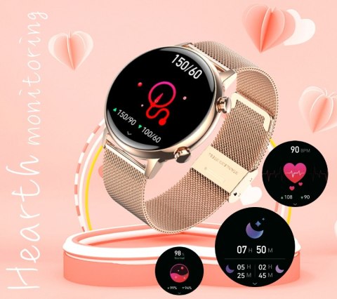Smartwatch Damski RUBICON RNCF09 Rose Gold/Pink SMARUB234 RUBICON Smartwatch Damski RUBICON RNCF09 Rose Gold/Pink SMARUB234 RUBICON