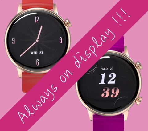 Smartwatch Damski RUBICON RNCF09 Rose Gold/Pink SMARUB234 RUBICON Smartwatch Damski RUBICON RNCF09 Rose Gold/Pink SMARUB234 RUBICON