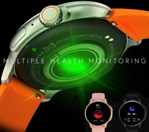 Smartwatch Męski RUBICON RNCF12 Tytan/Orange SMARUB245 RUBICON Smartwatch Męski RUBICON RNCF12 Tytan/Orange SMARUB245 RUBICON
