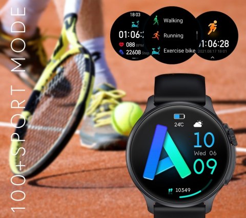 Smartwatch Męski RUBICON RNCF12 Tytan/Orange SMARUB245 RUBICON Smartwatch Męski RUBICON RNCF12 Tytan/Orange SMARUB245 RUBICON