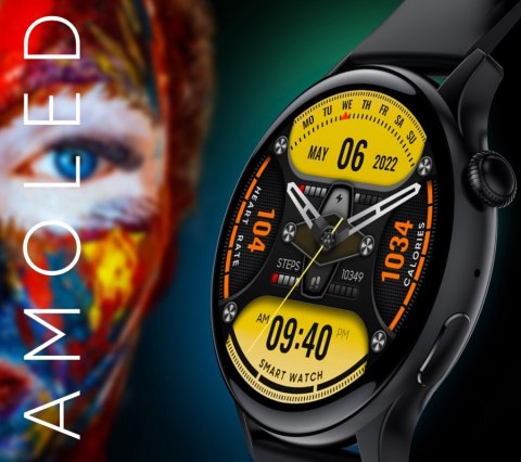 Smartwatch RUBICON RNCF10 Black SMARUB237 RUBICON Smartwatch RUBICON RNCF10 Black SMARUB237 RUBICON