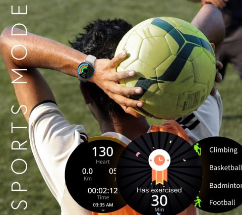 Smartwatch RUBICON RNCF10 Black SMARUB237 RUBICON Smartwatch RUBICON RNCF10 Black SMARUB237 RUBICON