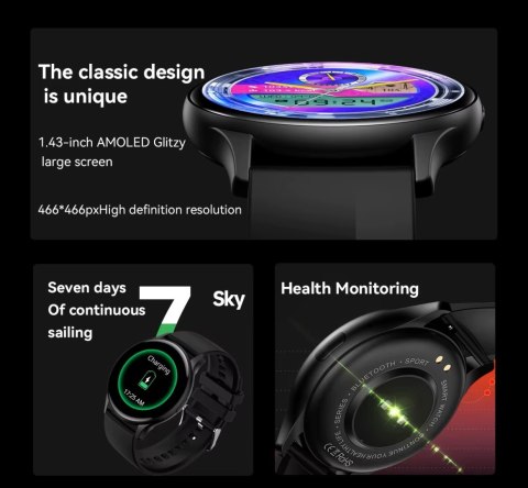 Smartwatch RUBICON RNCF11 Black SMARUB240 RUBICON Smartwatch RUBICON RNCF11 Black SMARUB240 RUBICON