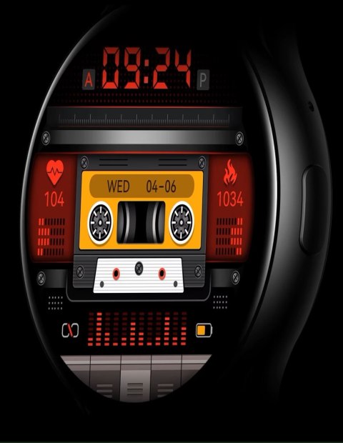 Smartwatch RUBICON RNCF11 Black SMARUB240 RUBICON Smartwatch RUBICON RNCF11 Black SMARUB240 RUBICON
