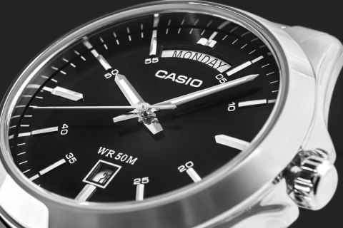 Zegarek Męski CASIO MTP-1370D-1A1VDF + BOX CASIO Zegarek Męski CASIO MTP-1370D-1A1VDF + BOX CASIO