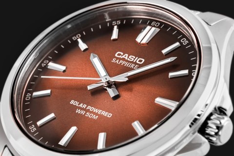 Zegarek Męski CASIO Solar MTS-RS100D-5AVDF + BOX CASIO Zegarek Męski CASIO Solar MTS-RS100D-5AVDF + BOX CASIO