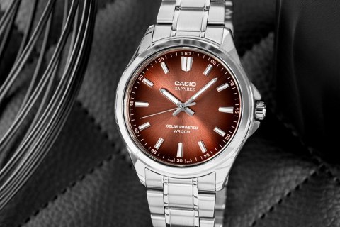 Zegarek Męski CASIO Solar MTS-RS100D-5AVDF + BOX CASIO Zegarek Męski CASIO Solar MTS-RS100D-5AVDF + BOX CASIO