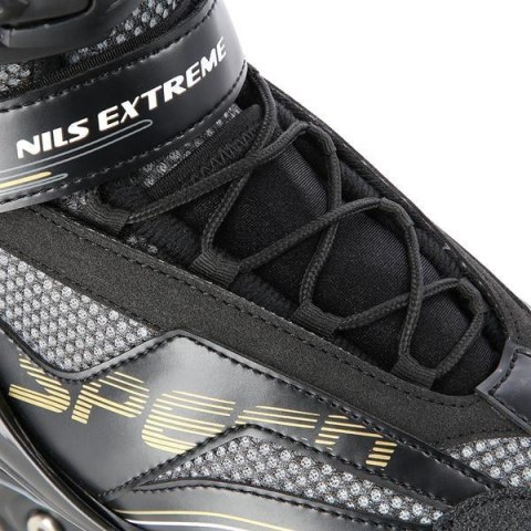 NA2150 CZARNO-ZŁOTY ROZM. 46 ŁYŻWOROLKI NILS EXTREME NA2150 CZARNO-ZŁOTY ROZM. 46 ŁYŻWOROLKI NILS EXTREME