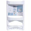 Półka łazienkowa narożna CADDY 280x175x450mm Półka łazienkowa narożna CADDY 280x175x450mm