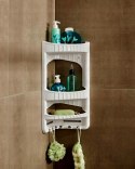Półka łazienkowa narożna CADDY 280x175x450mm Półka łazienkowa narożna CADDY 280x175x450mm