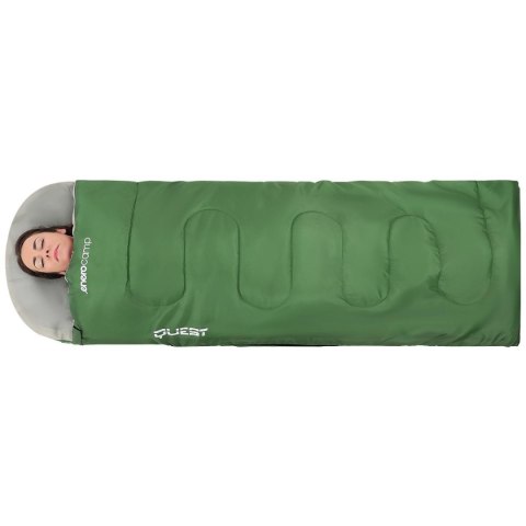 ŚPIWÓR TURYSTYCZNY QUEST Z KOMPRESJĄ 210X70CM ZIELONY ENERO CAMP ŚPIWÓR TURYSTYCZNY QUEST Z KOMPRESJĄ 210X70CM ZIELONY ENERO CAMP