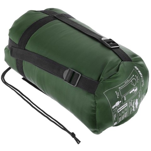 ŚPIWÓR TURYSTYCZNY QUEST Z KOMPRESJĄ 210X70CM ZIELONY ENERO CAMP ŚPIWÓR TURYSTYCZNY QUEST Z KOMPRESJĄ 210X70CM ZIELONY ENERO CAMP