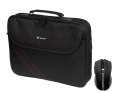Torba na laptopa TRACER Bonito Bundle 2 + Mysz bezprzewodowa (maks.15.6"/Czarny) Torba na laptopa TRACER Bonito Bundle 2 + Mysz bezprzewodowa (maks.15.6"/Czarny)