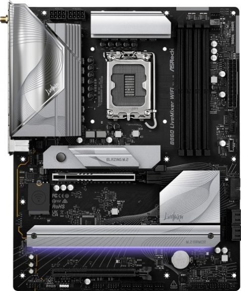 Płyta główna ASROCK B860 LIVEMIXER WIFI (Socket 1851 /ATX) Płyta główna ASROCK B860 LIVEMIXER WIFI (Socket 1851 /ATX)