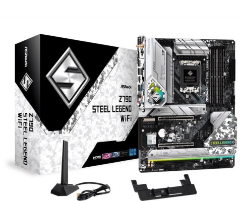 Płyta główna ASROCK Z790 STEEL LEGEND WIFI (Socket 1700 /ATX) Płyta główna ASROCK Z790 STEEL LEGEND WIFI (Socket 1700 /ATX)
