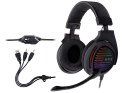 Słuchawki z mikrofonem TRACER GameZone Aligator RGB Czarny Słuchawki z mikrofonem TRACER GameZone Aligator RGB Czarny