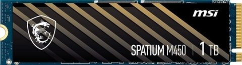 Dysk SSD MSI Spatium M450 1 TB (M.2 2280″ /1 TB ) Dysk SSD MSI Spatium M450 1 TB (M.2 2280″ /1 TB )