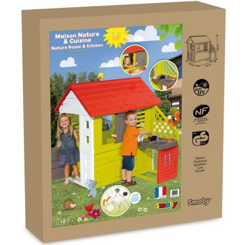 Smoby Domek dla dzieci Nature z kuchnią Smoby Domek dla dzieci Nature z kuchnią