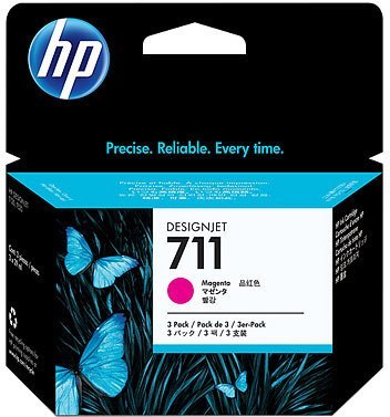 Wkład HP 711 3-pack Magenta CZ135A Wkład HP 711 3-pack Magenta CZ135A