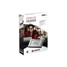 Dysk zewnętrzny SSD KINGSTON XS2000 (2TB /Czarno-srebrny )