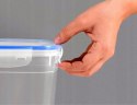 Komplet pojemników transparentnych PROSTOKĄT 400,800,1400 ml Komplet pojemników transparentnych PROSTOKĄT 400,800,1400 ml