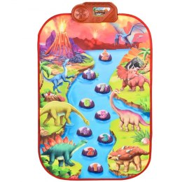 WOOPIE Duża Mata Muzyczna Pianino XL Dinozaury Interaktywna