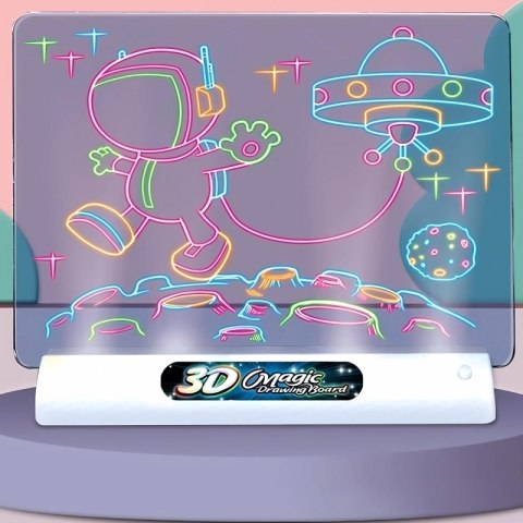 WOOPIE Magnetyczna Tablica 3D Podświetlenie LED do Rysowania WOOPIE Magnetyczna Tablica 3D Podświetlenie LED do Rysowania