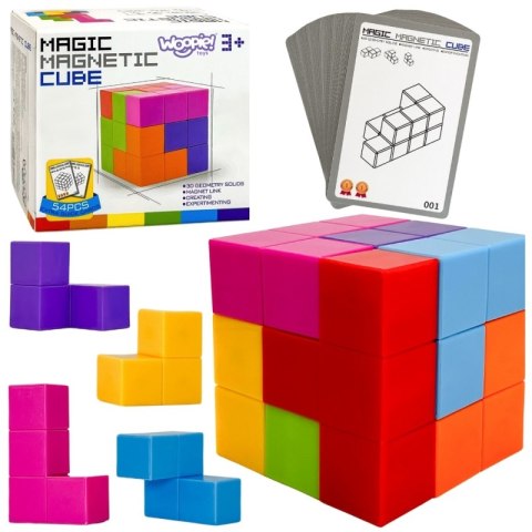 WOOPIE Układanka Kostka Tetris Z Zestawem Kart WOOPIE Układanka Kostka Tetris Z Zestawem Kart