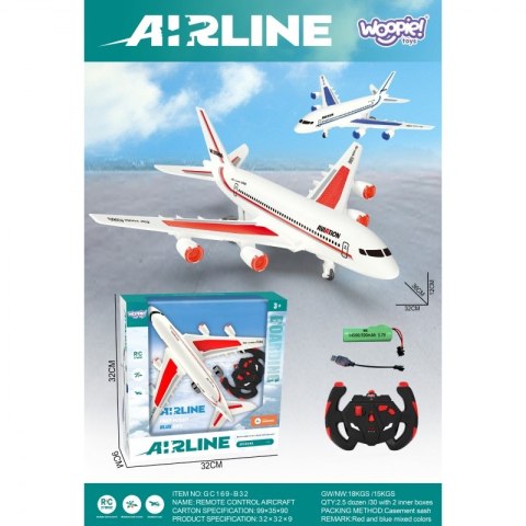 WOOPIE Zdalnie Sterowany Samolot Pasażerski Airline WOOPIE Zdalnie Sterowany Samolot Pasażerski Airline