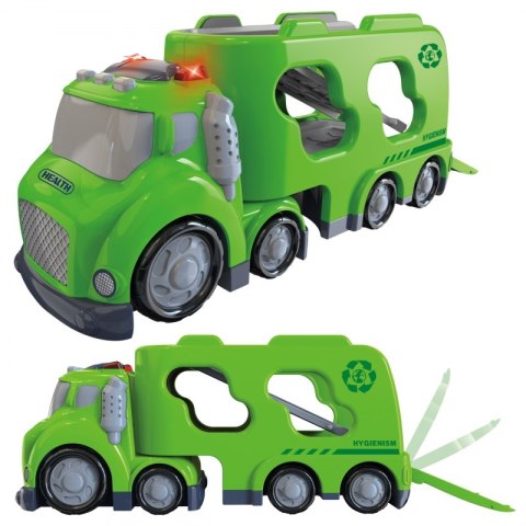 WOOPIE Zielona Laweta City Truck Efekty Dźwiękowe i Świetlne WOOPIE Zielona Laweta City Truck Efekty Dźwiękowe i Świetlne