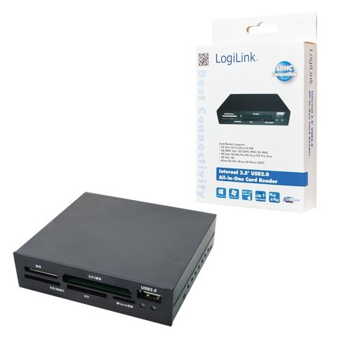 Czytnik kart pamięci LOGILINK USB 2.0 CR0012 Czytnik kart pamięci LOGILINK USB 2.0 CR0012