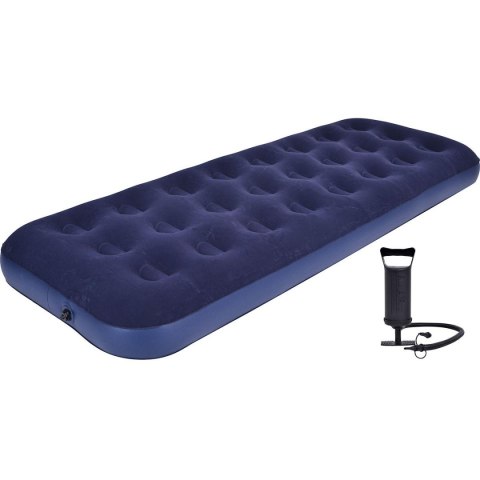 MATERAC FLOKOWANY 1-OSOBOWY 191x73x22CM Z POMPKĄ 2W1 24040 MATERAC FLOKOWANY 1-OSOBOWY 191x73x22CM Z POMPKĄ 2W1 24040