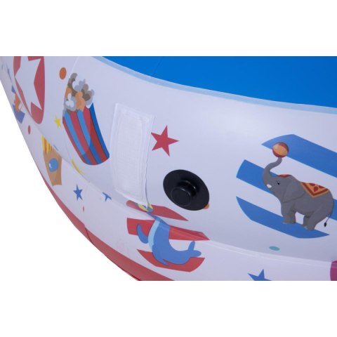 BASEN DZIECIĘCY CIRKUS Z DASZKIEM 223x208x163CM 51124 BASEN DZIECIĘCY CIRKUS Z DASZKIEM 223x208x163CM 51124