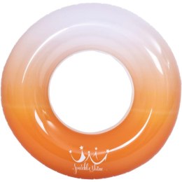 KÓŁKO DO PŁYWANIA TĘCZOWE 90CM 35100 POMARAŃCZOWY