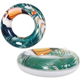 KÓŁKO DO PŁYWANIA TROPIK 115CM 37598 ZIELONY