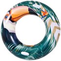 KÓŁKO DO PŁYWANIA TROPIK 115CM 37598 ZIELONY