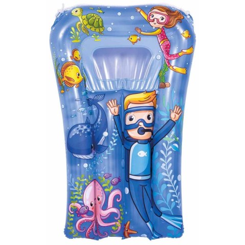 MATERAC PLAŻOWY Z OKIENKIEM PODWODNY ŚWIAT 74x48CM 37591 - NIEBIESKI MATERAC PLAŻOWY Z OKIENKIEM PODWODNY ŚWIAT 74x48CM 37591 - NIEBIESKI