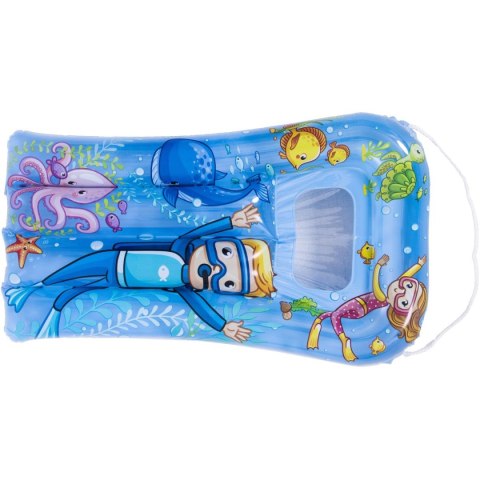 MATERAC PLAŻOWY Z OKIENKIEM PODWODNY ŚWIAT 74x48CM 37591 - NIEBIESKI MATERAC PLAŻOWY Z OKIENKIEM PODWODNY ŚWIAT 74x48CM 37591 - NIEBIESKI