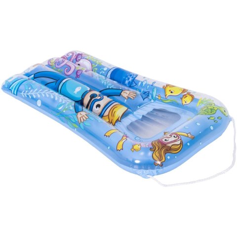 MATERAC PLAŻOWY Z OKIENKIEM PODWODNY ŚWIAT 74x48CM 37591 - NIEBIESKI MATERAC PLAŻOWY Z OKIENKIEM PODWODNY ŚWIAT 74x48CM 37591 - NIEBIESKI